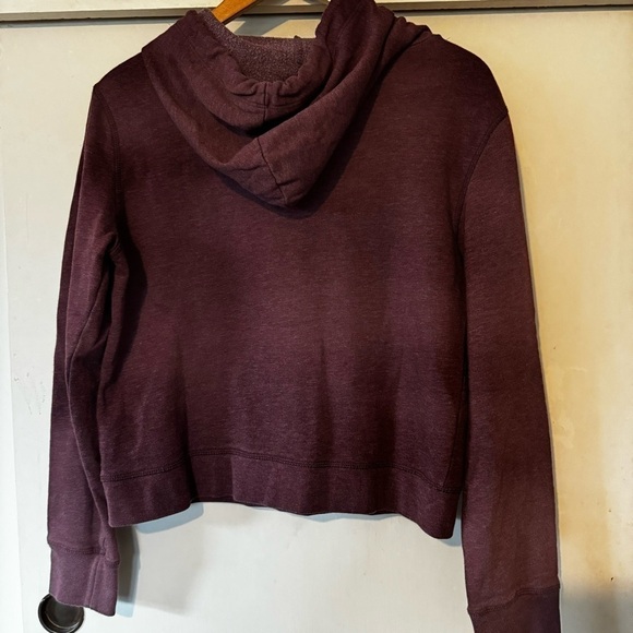 Aeropostale 87 Hoodie Womens M burgundy Long Sleeve Pullover Sweatshirt preppy❤️ - Picture 2 of 3